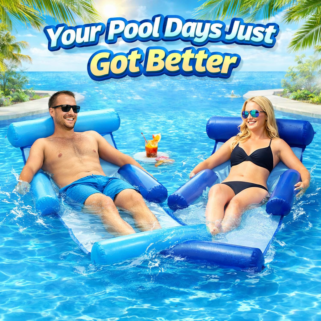 🌞SummerSpark Multi-Purpose Inflatable Swimming Water Pool Float Hammock