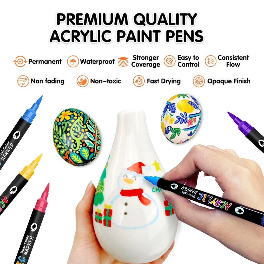 🔥Last Day Promotion 49% OFF🎨Double-Ended Art Markers for Professionals & Beginners!