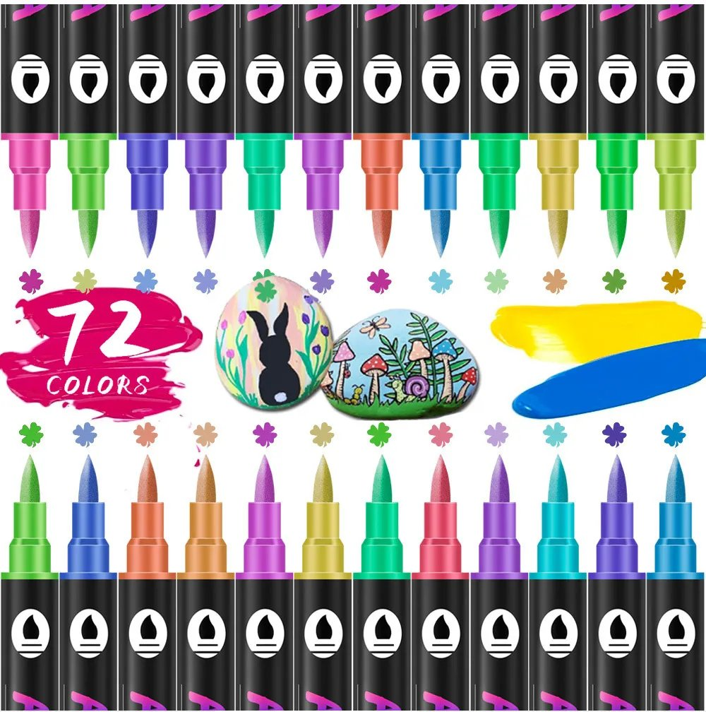 🔥Last Day Promotion 49% OFF🎨Double-Ended Art Markers for Professionals & Beginners!