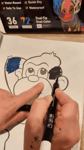 🔥Last Day Promotion 49% OFF🎨Double-Ended Art Markers for Professionals & Beginners!