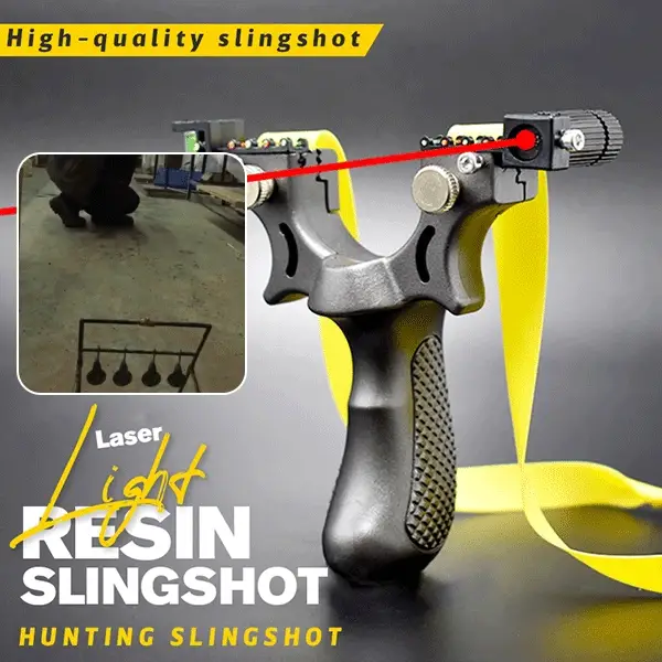 🎯 Precision Resin Slingshot Tool for Outdoor Practice | Durable Design & Stable Grip