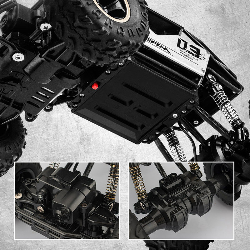 🔥Hot Sale🔥Children Alloy Climbing Four-wheel Drive RC Car-⚡Dual high-powered magnetic motors (powerful)