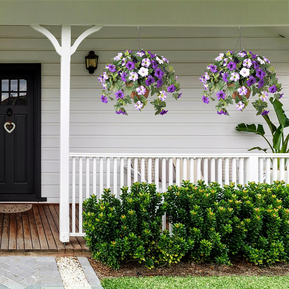 🔥Spring Faux Petunias Silk Flower UV Resistant No Fade Floral