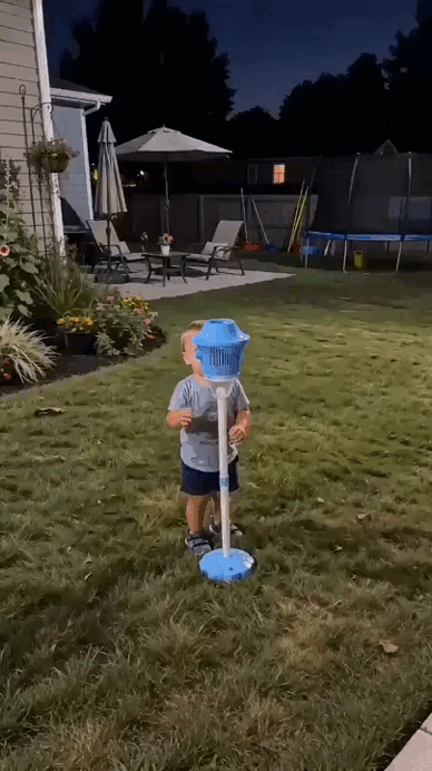 Automatic Light-Up Street Lamp Bubble Machine-SUY