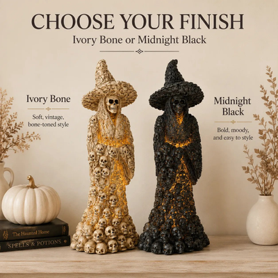 🎃Early Halloween Promotion🏆Skeleton Witch Ornament
