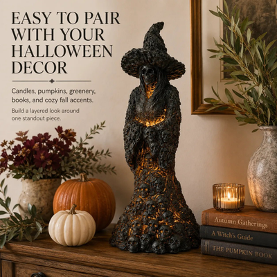 🎃Early Halloween Promotion🏆Skeleton Witch Ornament