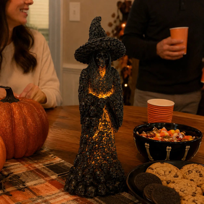 🎃Early Halloween Promotion🏆Skeleton Witch Ornament